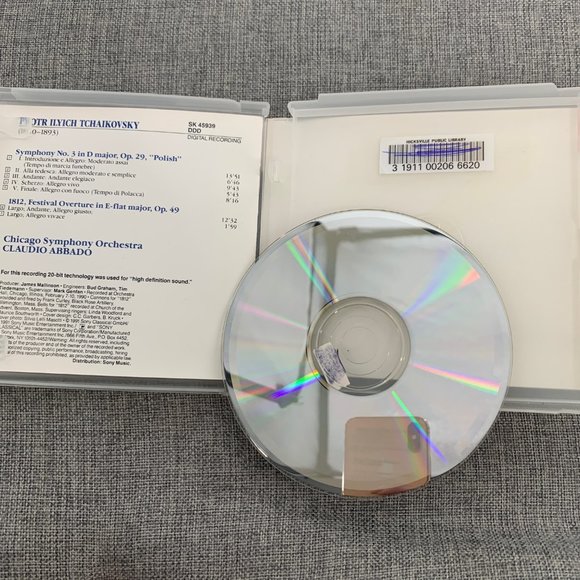 Claudio Abbado Symphony‎ Orchestra CD Sony Classical - Picture 10 of 13